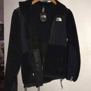 North face warm fuzzy jacket